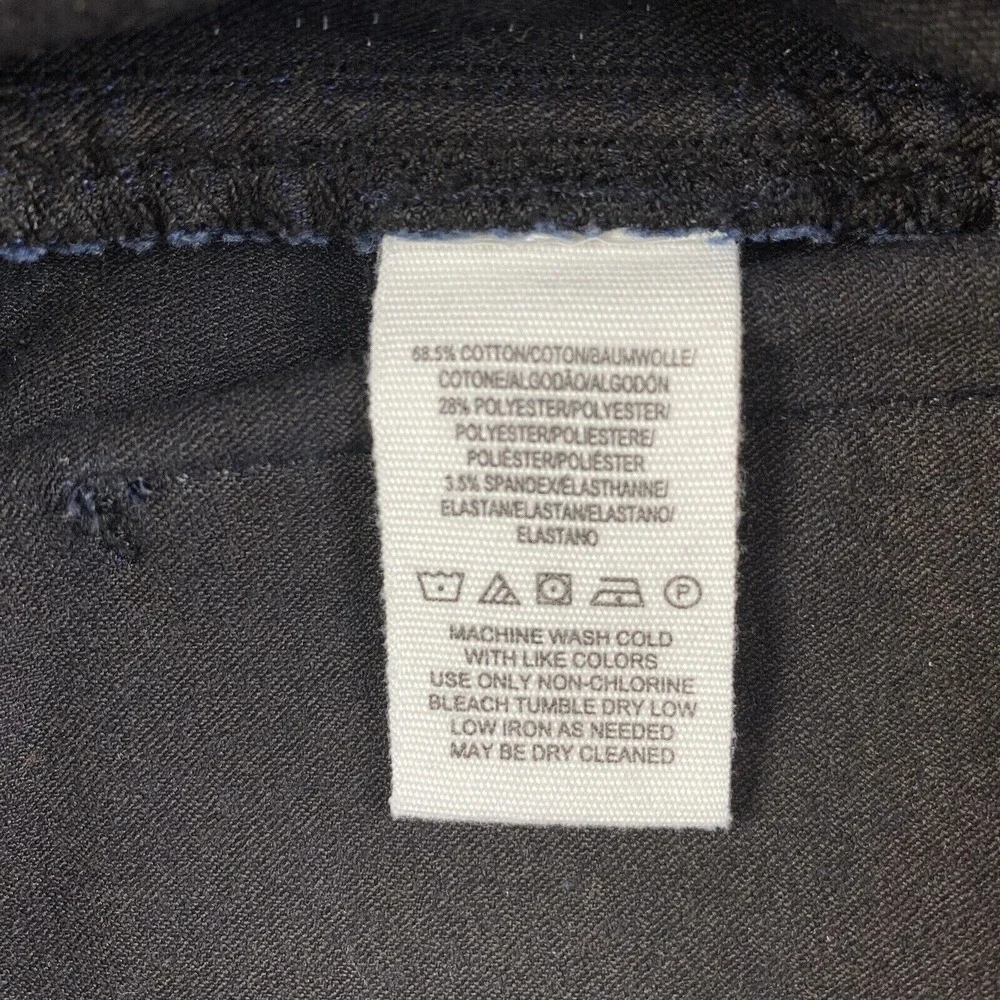 Free People Jeans Jeggings Women 26 Dark Wash Stretch Denim Mid Rise Raw Hem
